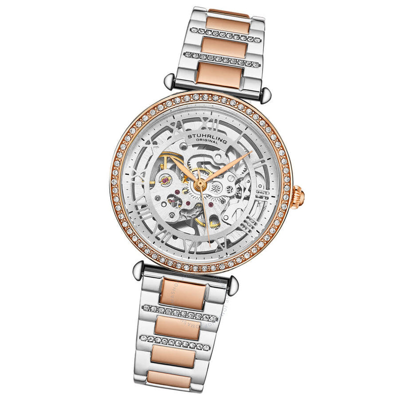 Stuhrling Original Legacy Automatic Silver Dial Ladies Watch M17971 - The Watches Men & Co #2