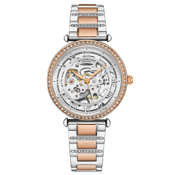 Stuhrling Original Legacy Automatic Silver Dial Ladies Watch M17971 - The Watches Men & Co