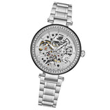 Stuhrling Original Legacy Automatic Silver Dial Ladies Watch M17989 - The Watches Men & Co #2