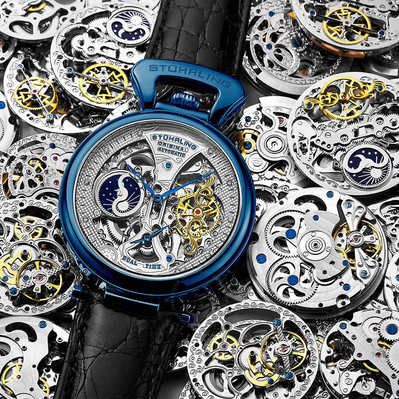 Stuhrling Original Legacy Automatic Silver Dial Men's Watch M13569 - The Watches Men & Co #5