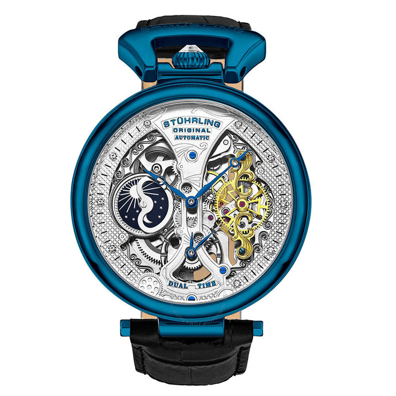 Stuhrling Original Legacy Automatic Silver Dial Men's Watch M13569 - The Watches Men & Co