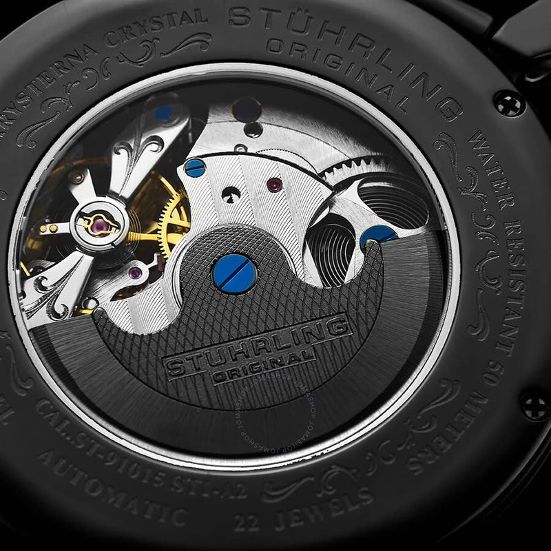 Stuhrling Original Legacy Automatic Silver Dial Men's Watch M13570 - The Watches Men & Co #3
