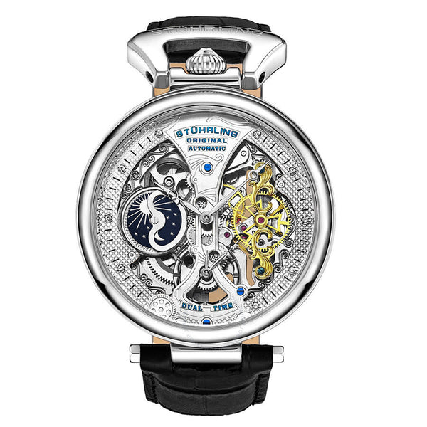 Stuhrling Original Legacy Automatic Silver Dial Men's Watch M13572 - The Watches Men & Co