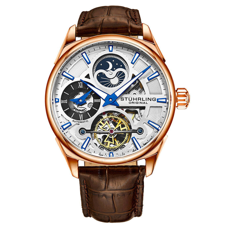 Stuhrling Original Legacy Automatic Silver Dial Men's Watch M13590 - The Watches Men & Co