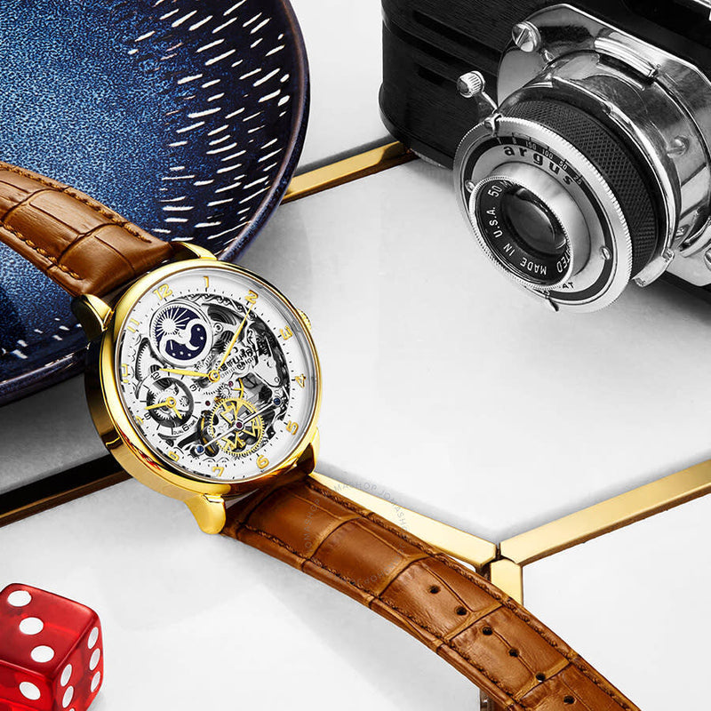 Stuhrling Original Legacy Automatic Silver Dial Men's Watch M13592 - The Watches Men & Co #3