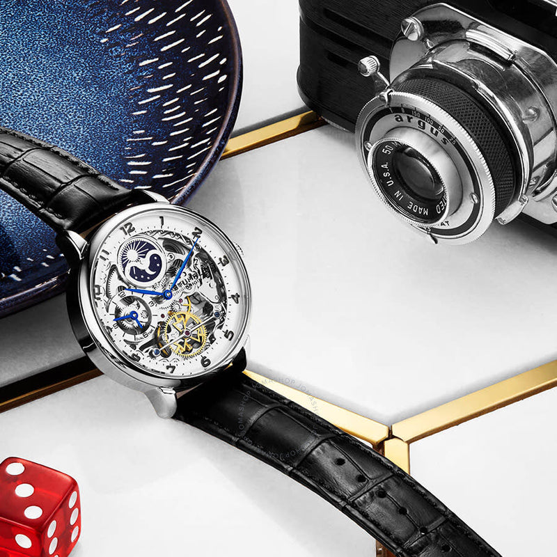 Stuhrling Original Legacy Automatic Silver Dial Men's Watch M13600 - The Watches Men & Co #3