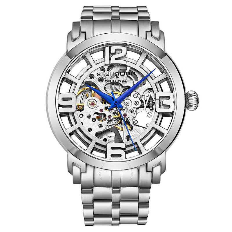 Stuhrling Original Legacy Automatic Silver Dial Men's Watch M13605 - The Watches Men & Co