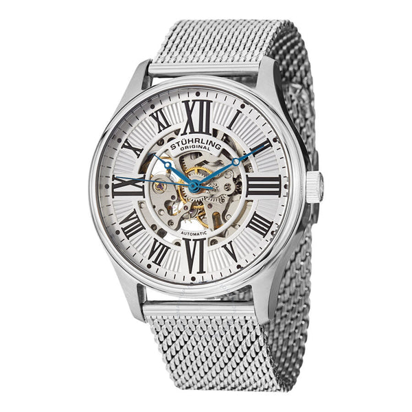 Stuhrling Original Legacy Automatic Silver Dial Men's Watch M17058 - The Watches Men & Co