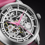 Stuhrling Original Legacy Automatic Silver Seleton Dial Ladies Watch M13637 - The Watches Men & Co #4