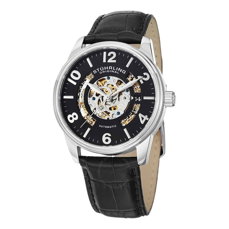 Stuhrling Original Legacy Black Dial Men's Watch M15363 - The Watches Men & Co