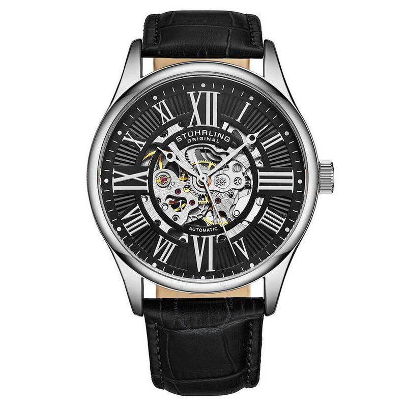 Stuhrling Original Legacy Black Dial Men's Watch M15725 - The Watches Men & Co