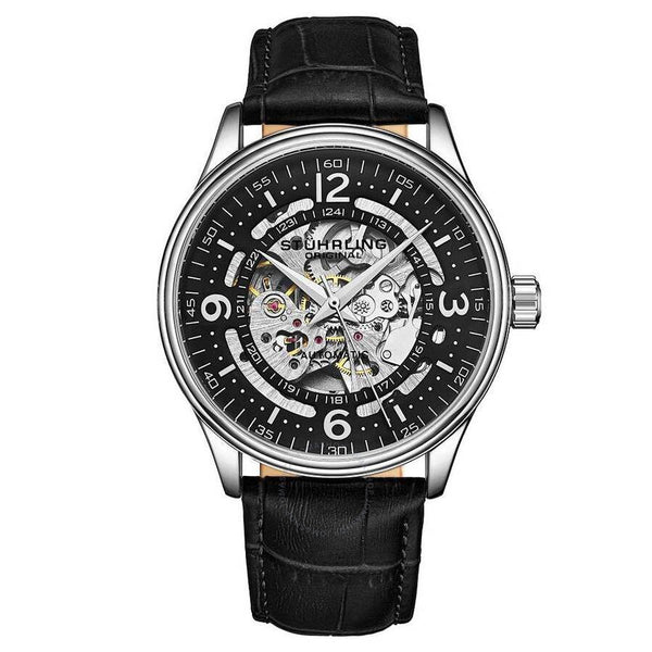 Stuhrling Original Legacy Black Dial Men's Watch M15741 - The Watches Men & Co
