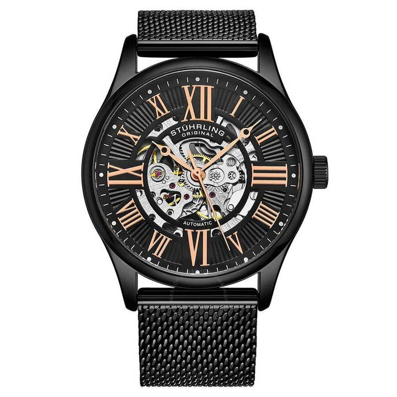 Stuhrling Original Legacy Black Dial Men's Watch M15953 - The Watches Men & Co