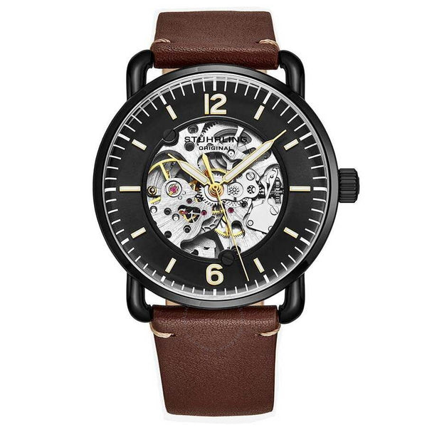 Stuhrling Original Legacy Black Dial Men's Watch M15977 - The Watches Men & Co