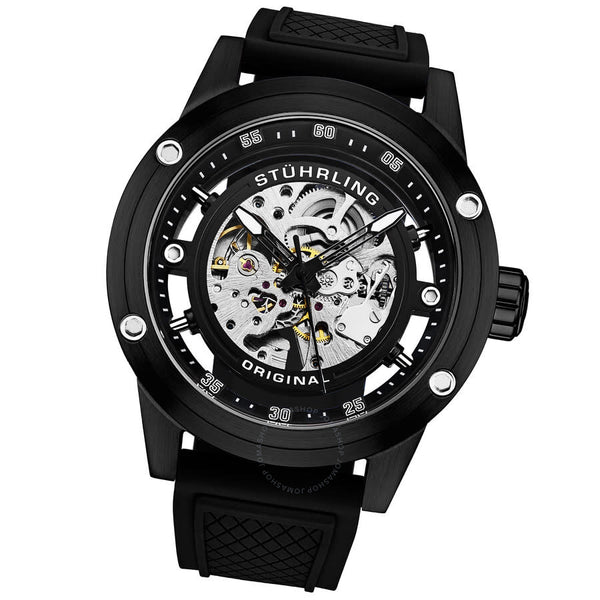 Stuhrling Original Legacy Automatic Black Dial Men's Watch M17983 - The Watches Men & Co #2