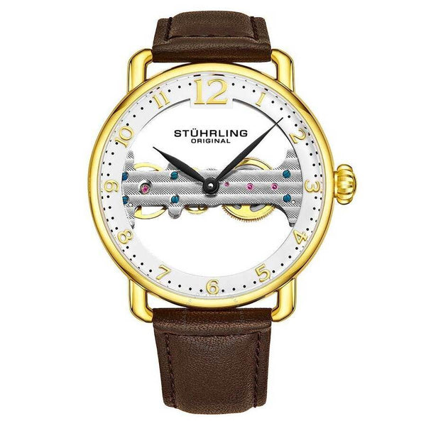 Stuhrling Original Legacy Brown Dial Men's Watch M15657 - The Watches Men & Co