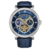 Stuhrling Original Legacy Chronograph Automatic Blue Dial Men's Watch M18229 - The Watches Men & Co