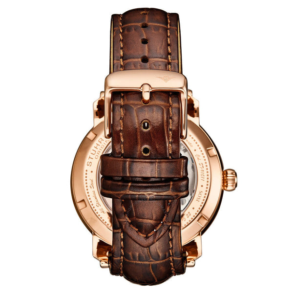 Stuhrling Original Legacy Chronograph Automatic Brown Dial Men's Watch M18235 - The Watches Men & Co #2