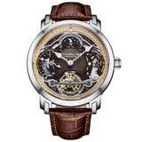 Stuhrling Original Legacy Chronograph Automatic Brown Dial Men's Watch M18233 - The Watches Men & Co