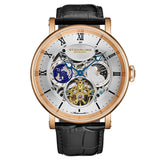 Stuhrling Original Legacy Chronograph Automatic Silver Dial Men's Watch M18231 - The Watches Men & Co