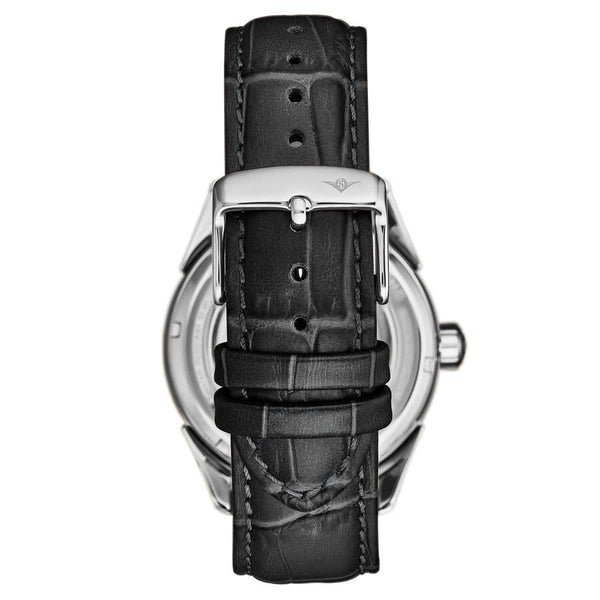 Stuhrling Original Legacy Chronograph Automatic Silver Dial Men's Watch M18244 - The Watches Men & Co #2