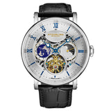 Stuhrling Original Legacy Chronograph Automatic Silver Dial Men's Watch M18228 - The Watches Men & Co