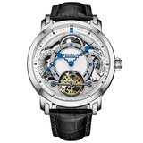 Stuhrling Original Legacy Chronograph Automatic Silver Dial Men's Watch M18232 - The Watches Men & Co