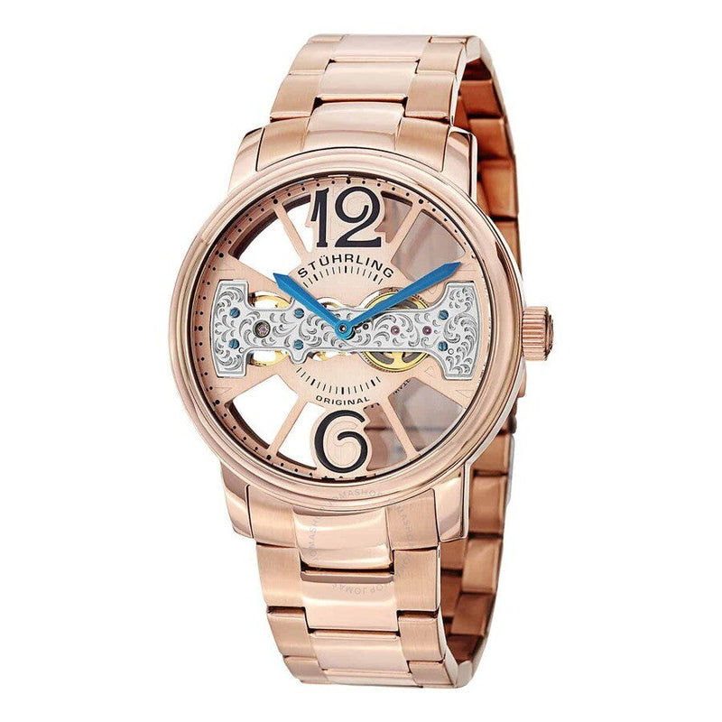Stuhrling Original Legacy Rose Gold-tone Dial Men's Watch M15450 - The Watches Men & Co