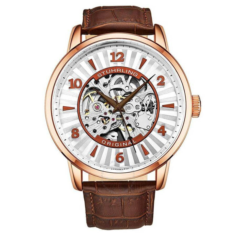 Stuhrling Original Legacy Rose Gold-tone Dial Men's Watch M15855 - The Watches Men & Co