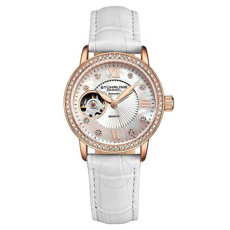 Stuhrling Original Legacy Silver-tone Dial Ladies Watch M15786 - The Watches Men & Co