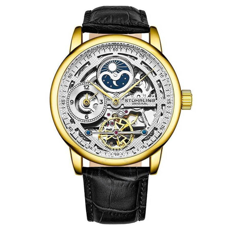 Stuhrling Original Legacy Silver-tone Dial Men's Watch M15659 - The Watches Men & Co