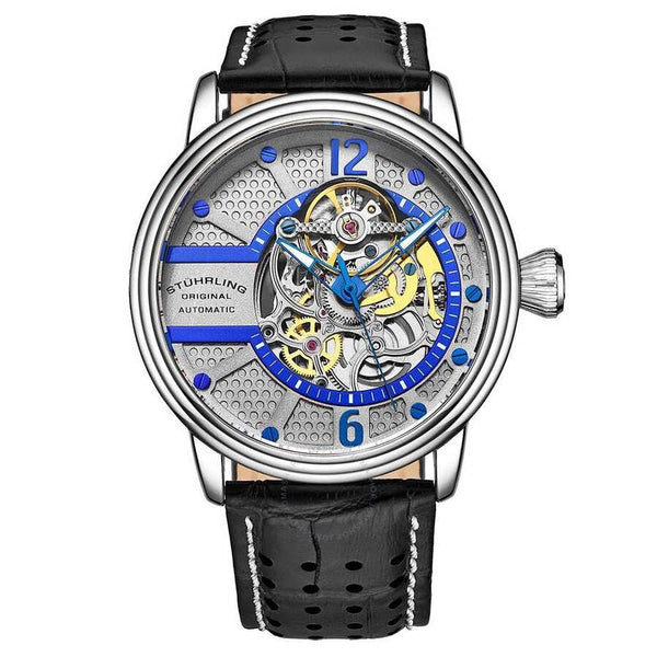 Stuhrling Original Legacy Silver-tone Dial Men's Watch M15849 - The Watches Men & Co