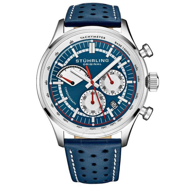 Stuhrling Original Monaco Blue Dial Men's Watch M15562 - The Watches Men & Co