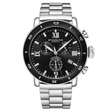 Stuhrling Original Monaco Chronograph Quartz Black Dial Men's Watch M17994 - The Watches Men & Co