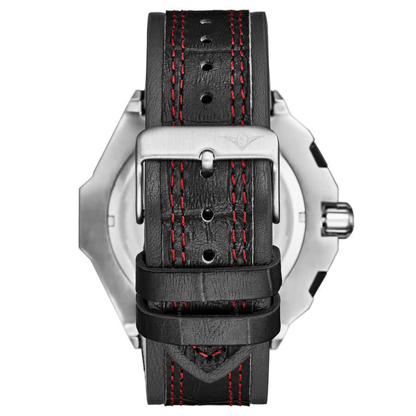 Stuhrling Original Monaco Chronograph Quartz Black Dial Men's Watch M18236 - The Watches Men & Co #2