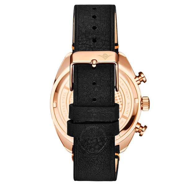 Stuhrling Original Monaco Quartz Black Dial Men's Watch M13547 - The Watches Men & Co #2