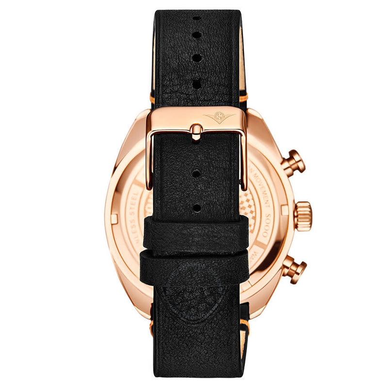 Stuhrling Original Monaco Quartz Black Dial Men's Watch M13547 - The Watches Men & Co #2