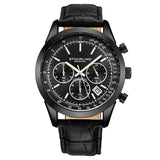 Stuhrling Original Monaco Quartz Black Dial Men's Watch M13651 - The Watches Men & Co