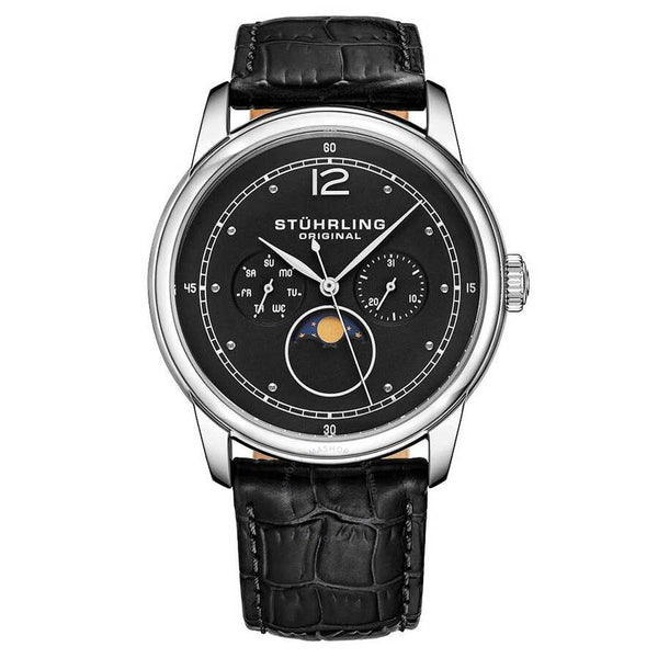 Stuhrling Original Symphony Black Dial Men's Watch M15526 - The Watches Men & Co