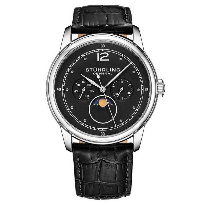 Stuhrling Original Symphony Black Dial Men's Watch M15526 - The Watches Men & Co