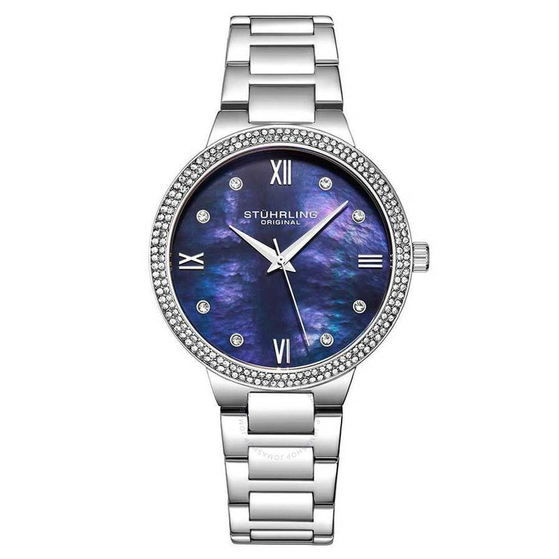 Stuhrling Original Symphony Blue Dial Ladies Watch M15620 - The Watches Men & Co