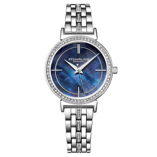 Stuhrling Original Symphony Blue Dial Ladies Watch M15893 - The Watches Men & Co