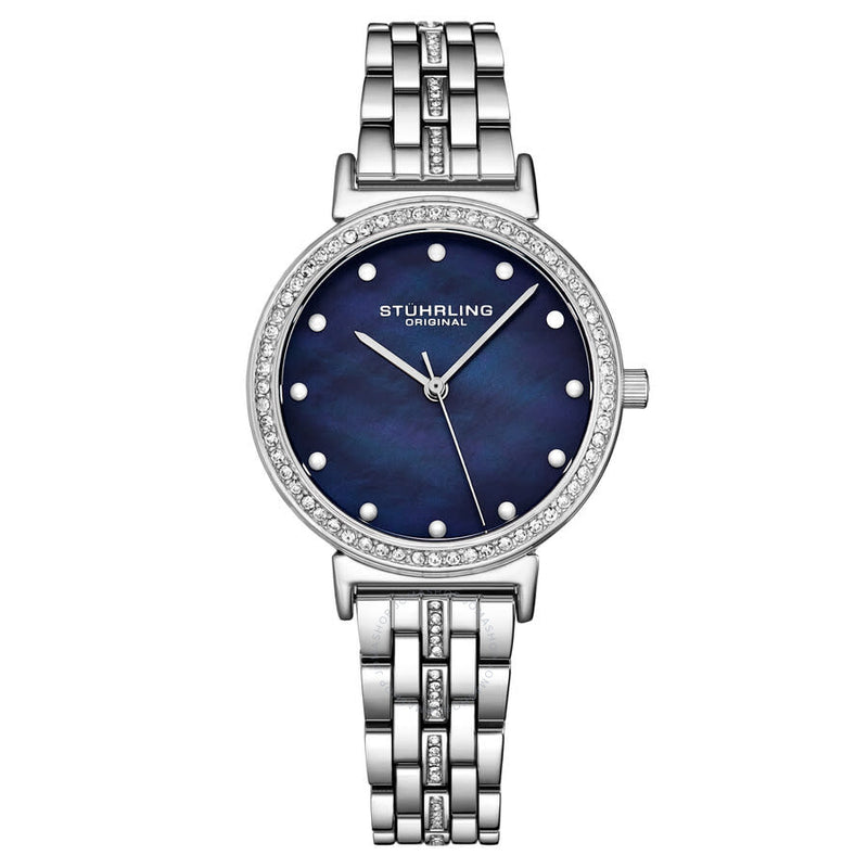 Stuhrling Original Symphony Blue Dial Ladies Watch M16789 - The Watches Men & Co