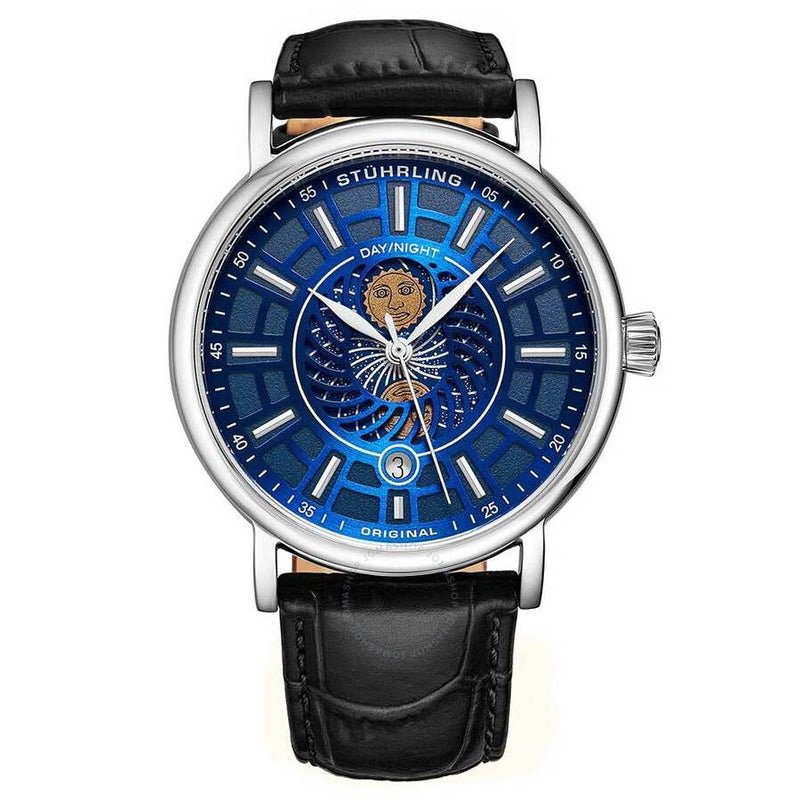 Stuhrling Original Symphony Blue Dial Men's Watch M15532 - The Watches Men & Co