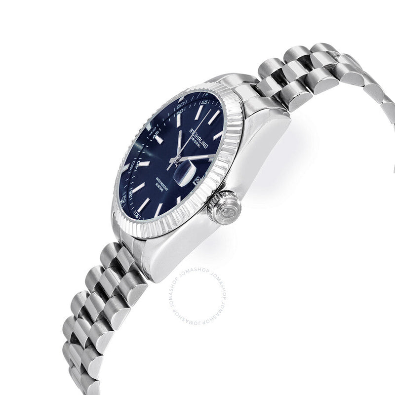 Stuhrling Original Symphony Blue Dial Men's Watch M15690 - The Watches Men & Co #2