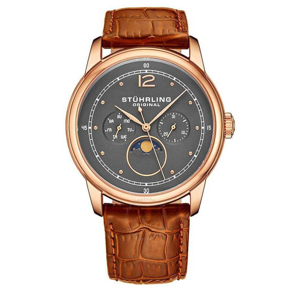 Stuhrling Original Symphony Gunmetal Dial Men's Watch M15529 - The Watches Men & Co