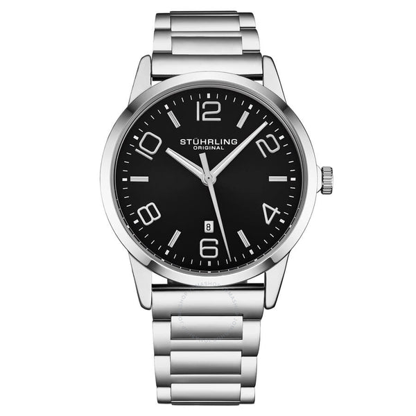 Stuhrling Original Symphony Quartz Black Dial Men's Watch M17209 - The Watches Men & Co