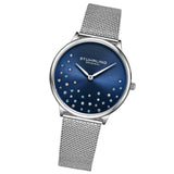 Stuhrling Original Symphony Quartz Blue Dial Ladies Watch M16778 - The Watches Men & Co #2