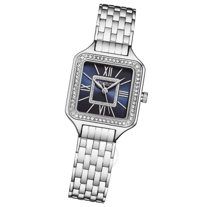 Stuhrling Original Symphony Quartz Blue Dial Ladies Watch M17211 - The Watches Men & Co #2