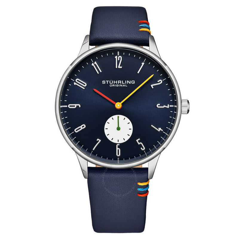 Stuhrling Original Symphony Quartz Blue Dial Men's Watch M17206 - The Watches Men & Co